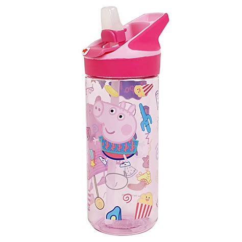Peppa Pig Stor Medium Tritan Water Bottle, 620ml, Pink