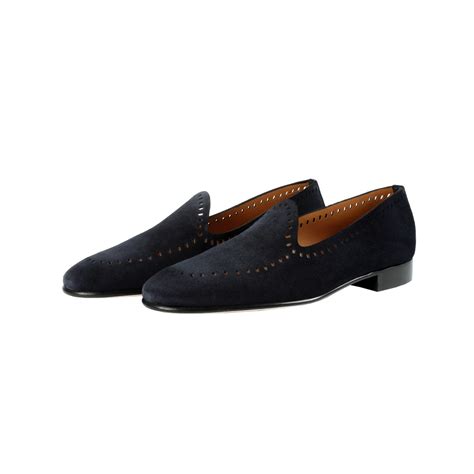 Navy Milano Men's Loafers