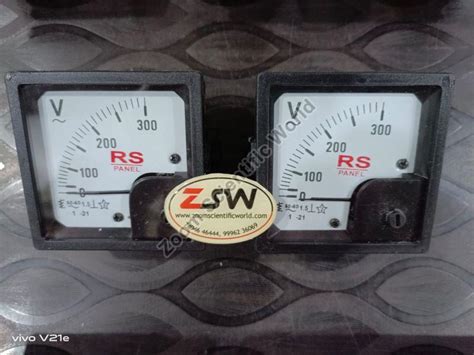 0-300 MI Type Voltmeter Manufacturer Exporter Supplier from Ambala India