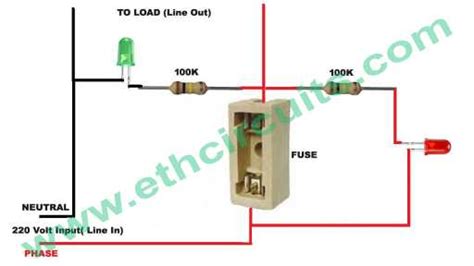 Blown Fuse Indicator Circuit Diagram