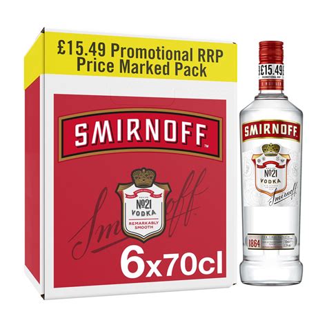 Smirnoff™ Vodka Red Label, 6 x 70cl £15.49 PMP | Costco UK