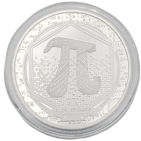 Number Pi 1 oz .999 silver coin 2023 Solomon Islands India | Ubuy