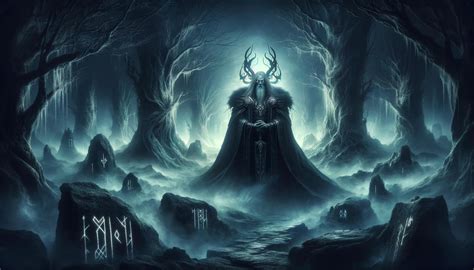 Norse Mythology God Of Darkness - Viking Style