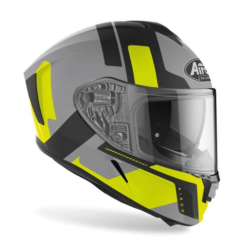 Airoh Spark Shogun Yellow Mett Helmet