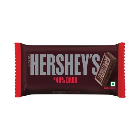 HERSHEY'S Dark Bar | Deliciously Dark Cocoa Rich Chocolate - 100 Gm ...