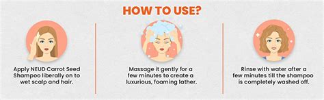 Buy NEUD Carrot Seed Premium Shampoo & Hair Conditioner Combo for Men ...