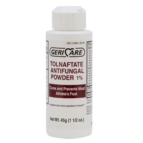 Geri-Care Tolnaftate Antifungal Foot Powder - 1.5 oz, 24 Count ...