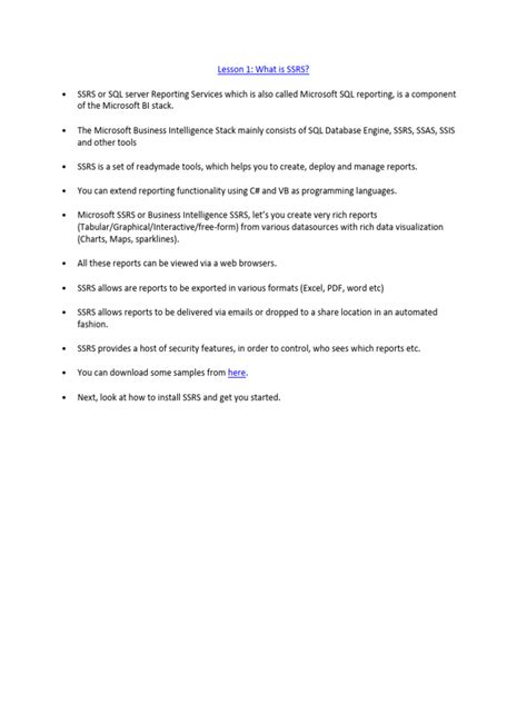 SSRS Tutorial Step by Step 的图像结果