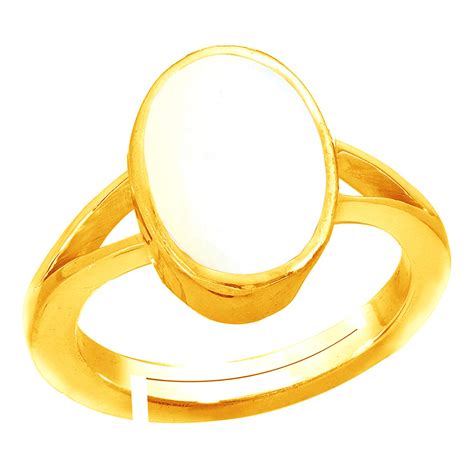 Rama & Mool Chand Trading Milky White Moonstone 9.25 ratti chandrakanta ...