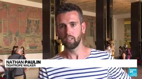 French daredevil takes hair-raising Seine tightrope walk - France 24