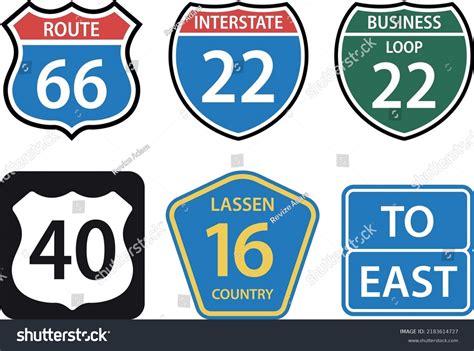 printable interstate highway signs