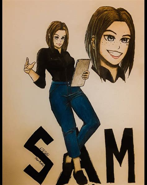 Drew the waifu, Samsung Sam | Scrolller