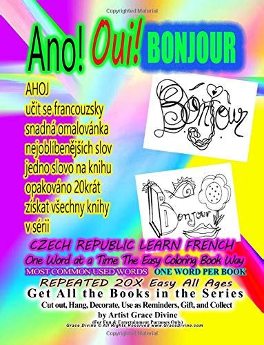 ANO Oui BONJOUR CZECH REPUBLIC LEARN FRENCH One Word at a Time the Easy ...