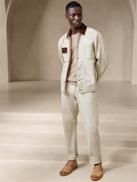 Banana Republic Heritage Denim Chore Coat beige - 440345002