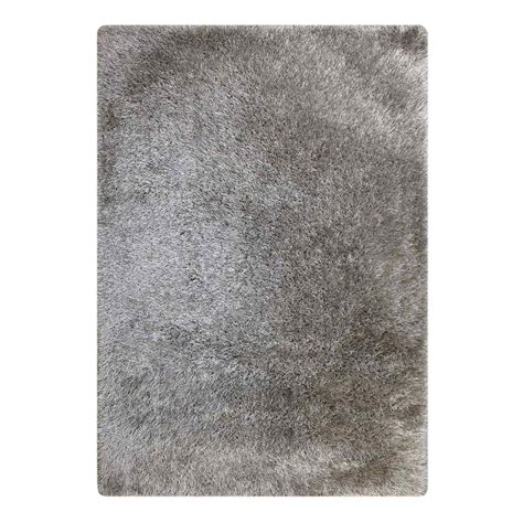 Eve Silver Shag Area Rug 6x9 | At Home