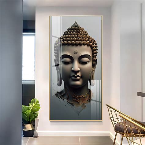 Buddha Zen Harmony Premium Acrylic Vertical Wall Art - The Next Decor