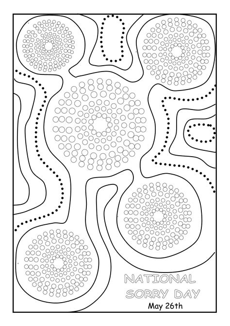 Aboriginal Dot Painting Templates - Best Templates Resources