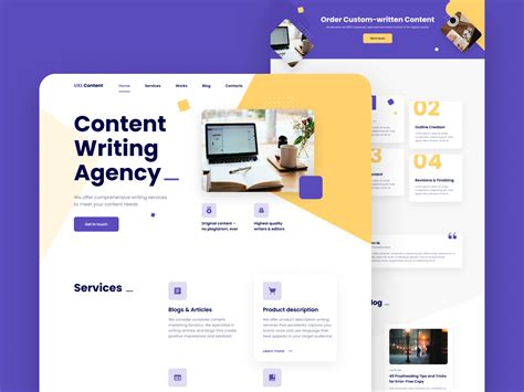 Image result for Content Writing Page Design