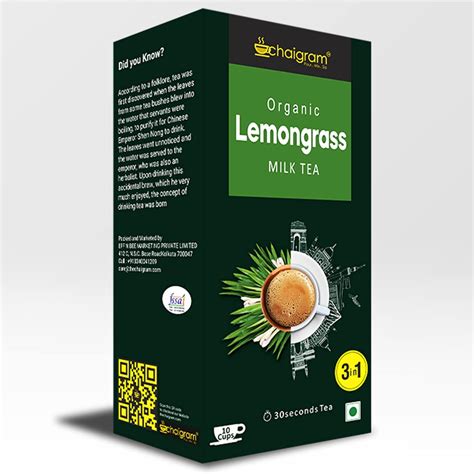 CHAIGRAM Lemongrass Tea Instant Tea Premix (Tea Powder) | herbal lemon ...
