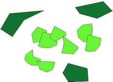 Image result for Overlapping Polygons Gradient Python