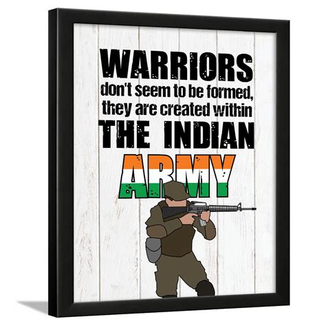 Chaka Chaundh - Indian Army Quotes Wall Frames Posters