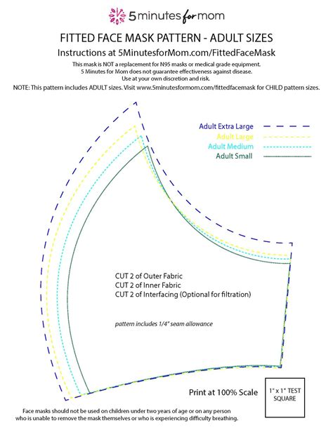 Image result for Simple Face Mask Pattern