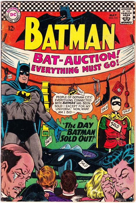Batman #191 (1940 1st Series) May 1967 DC Comics Grade Fine | Batman ...