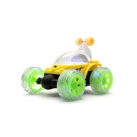 PICK N NICK TOYS RC Stunt Car Toy for Kids, Remote Control, Yellow, 360 ...