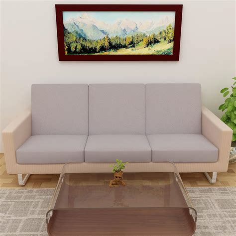 DREAM CARE Terry Cloth Elastic Sofa Seat Cover 3 Seater | Flexible ...