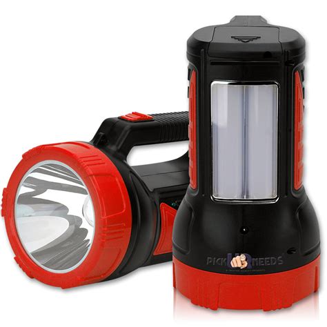 Pick Ur Needs 2 In 1 Rechargeable Long Range Emergency Search Torch Li