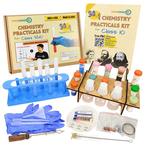 Buy Youngineers 30-in-1 Chemistry Practicals Kit for Class 10, CBSE ...