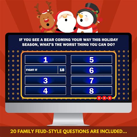 Christmas Family Feud - Powerpoint Download | Christmas Party Game ...