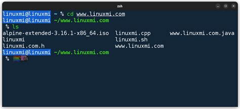 Linux Command Line 的图像结果