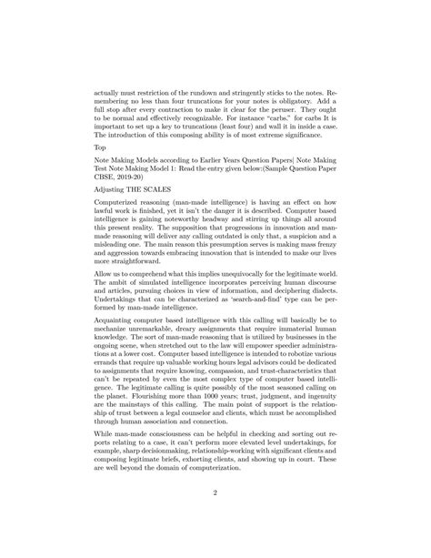 Note Making for Class 11 的图像结果