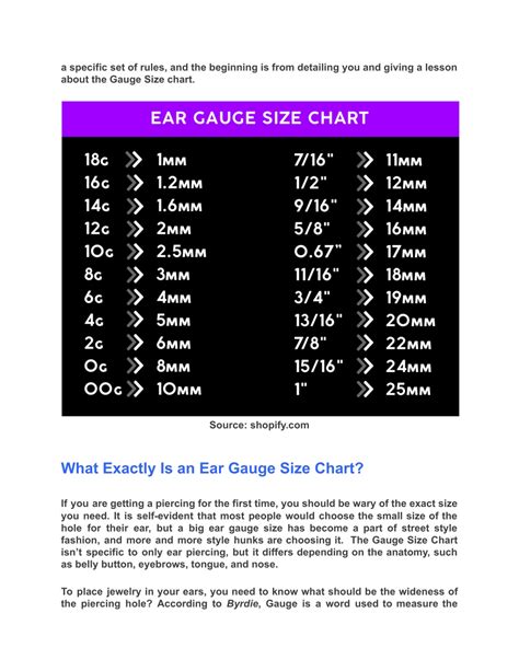 PPT - Gauge Size Chart: Understanding the Measurements PowerPoint ...
