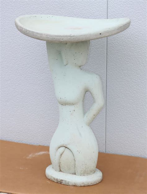 1960s Mid-Century Modern Bird Bath For Sale at 1stDibs