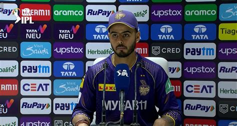 “It’s very easy to say from outside" - Nitish Rana defends himself ...