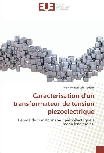 Buy Caracterisation d'un transformateur de tension piezoelectrique: L ...