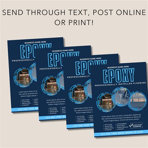 Epoxy Flooring Flyer, Epoxy Flyer, Epoxy Business Flyer, Epoxy ...