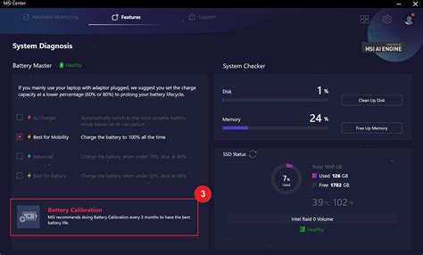 What to do when the battery LED is blinking?