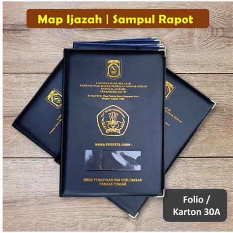 Jual MAP IJAZAH / MAP RAPORT / SAMPUL IJAZAH / SAMPUL RAPORT K13 LAMPIRAN BENING MURAH– FOLIO ...
