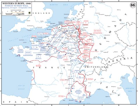 Map Of Europe October 1944