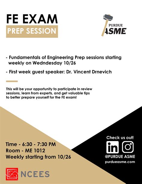 FE Exam Prep Session – PurdueME.com