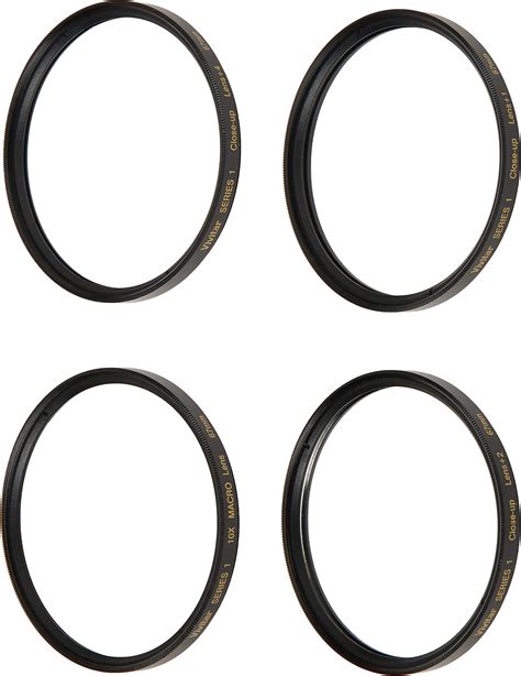 Amazon.com : Vivitar Series 1 1 2 4 10 Close-Up Macro Filter Set w/Pouch (67mm), Black, 8.2 x 4. ...