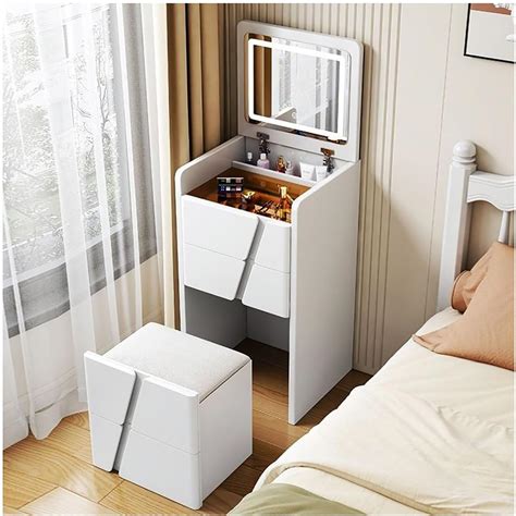 Amazon.com: Vanity Desk with Lighted Mirror, Flip Top Vanity Makeup ...