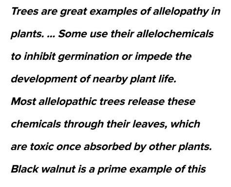 Allelopathy and specific examples - Brainly.in