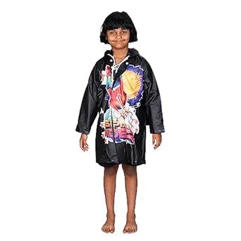 THE CLOWNFISH Toon Caper Series Kids Waterproof PVC Longcoat with ...