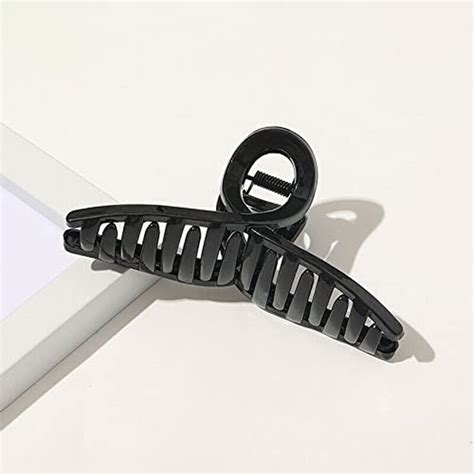 Plastic Hair Claw Clips Strong Clips (1 Pc / Mix Design & Color), Hair