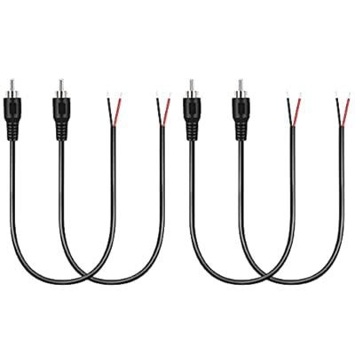 Bolvek RCA Male to Speaker Wire Adapter - 4 Pack India | Ubuy
