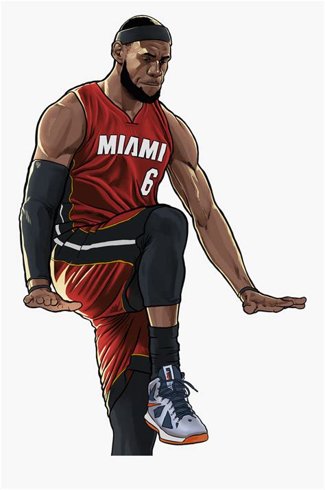 Player - Lebron James Png Heat , Free Transparent Clipart - ClipartKey